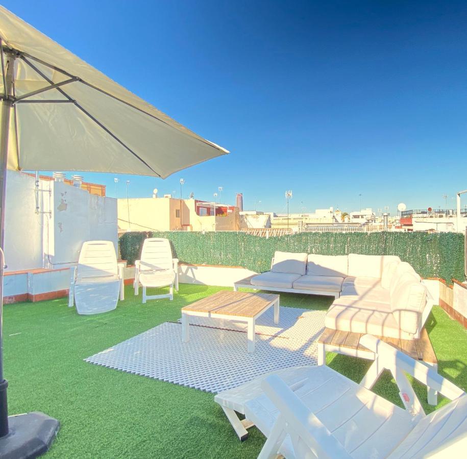 Top-Notch Downtown House With Private Rooftop Terrace And Parking Opt Sevilla Exterior foto