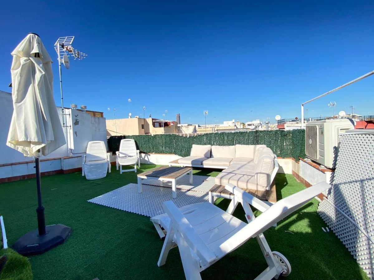 Top-Notch Downtown House With Private Rooftop Terrace And Parking Opt Sevilla Exterior foto